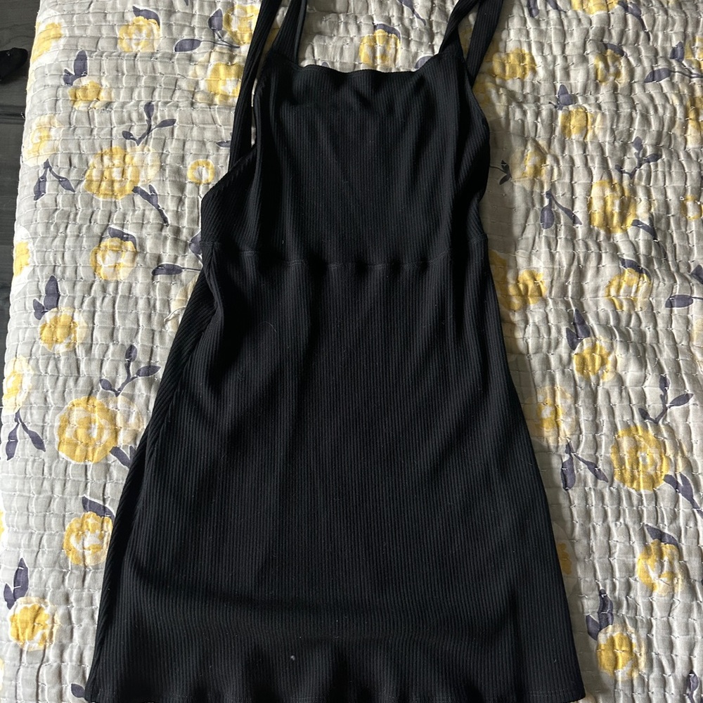 Reformation Mini Black Jumper dress